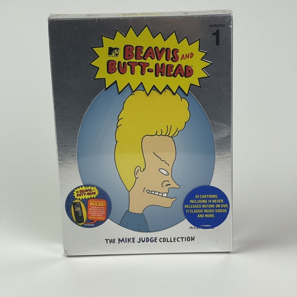 Beavis and Butt Head The Mike Judge Collection Vol 1 DVD 2005 3-Disc Set Sealed